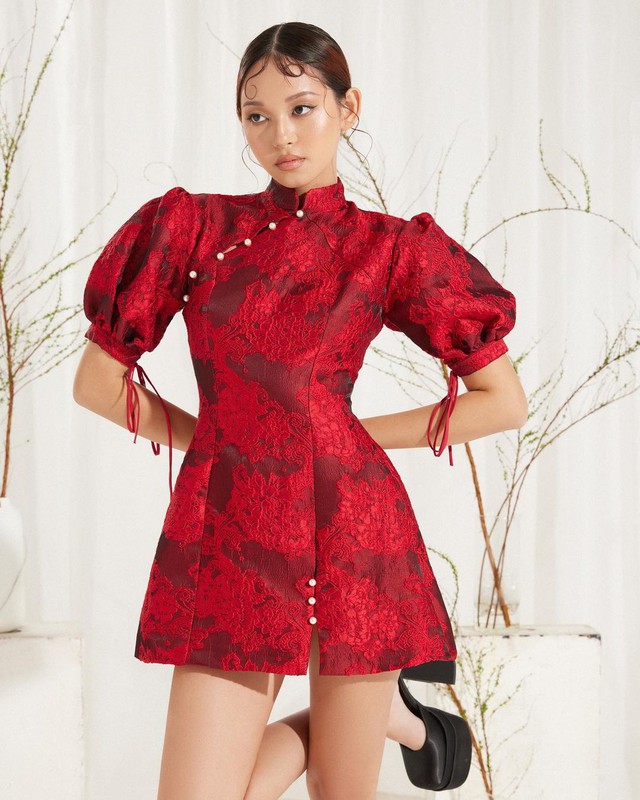 Blogger Trinh Phạm mách chị em 5 mẫu áo dài thiết kế chuẩn sang xịn để diện Tết  - Ảnh 3.