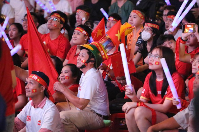 CĐV ăn mừng kiểu Viking sau chiến thắng 2-0 giúp ĐT Việt Nam thẳng tiến chung kết AFF Cup 2022 - Ảnh 11.