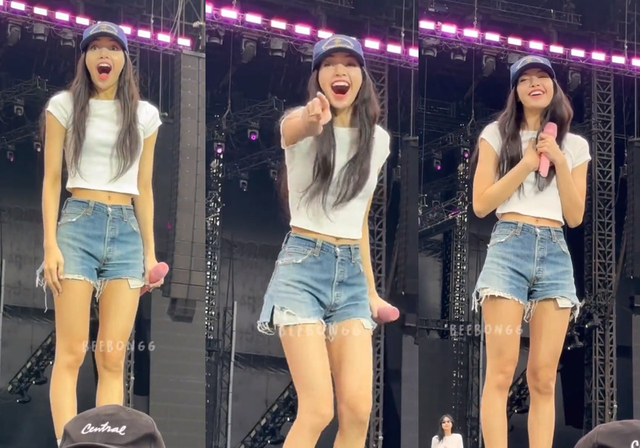 Lisa có khoảnh khắc gây sốt tại concert BLACKPINK: Do nhìn thấy &quot;trò cũ&quot; hay chỉ đơn giản là tương tác với fan? - Ảnh 3.