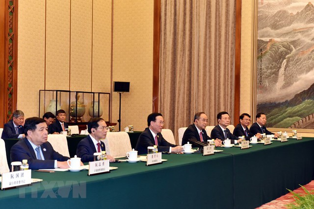 Chuỗi hoạt động của Chủ tịch nước Võ Văn Thưởng tại Trung Quốc ngày 17/10 - Ảnh 4.