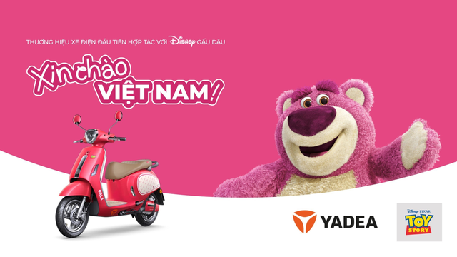 Xe máy điện Yadea Orla phiên bản Gấu Dâu Lotso - Món quà hồng cho Ngày Phụ Nữ Việt Nam - Ảnh 1.