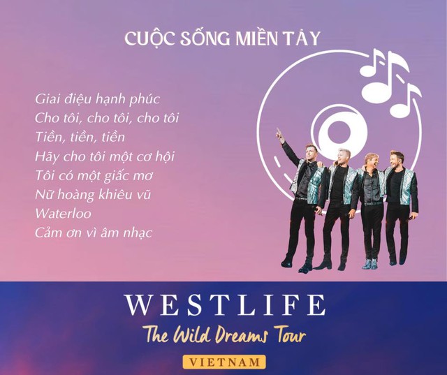 Hé lộ màn trình diễn đặc biệt mà Westlife 'ưu ái' cho khán giả Việt Nam: 'thanh xuân' nhân đôi là đây! - Ảnh 1.