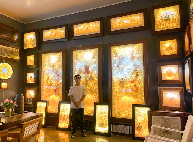 Chàng trai trẻ thổi hồn văn hóa Việt vào những hộp đèn giấy 3D - Ảnh 2.