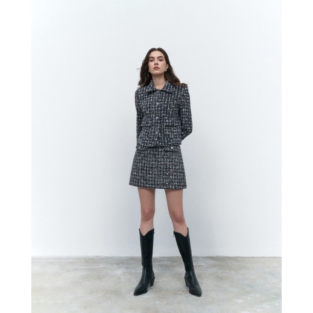 15 mẫu áo dạ tweed  - Ảnh 27.