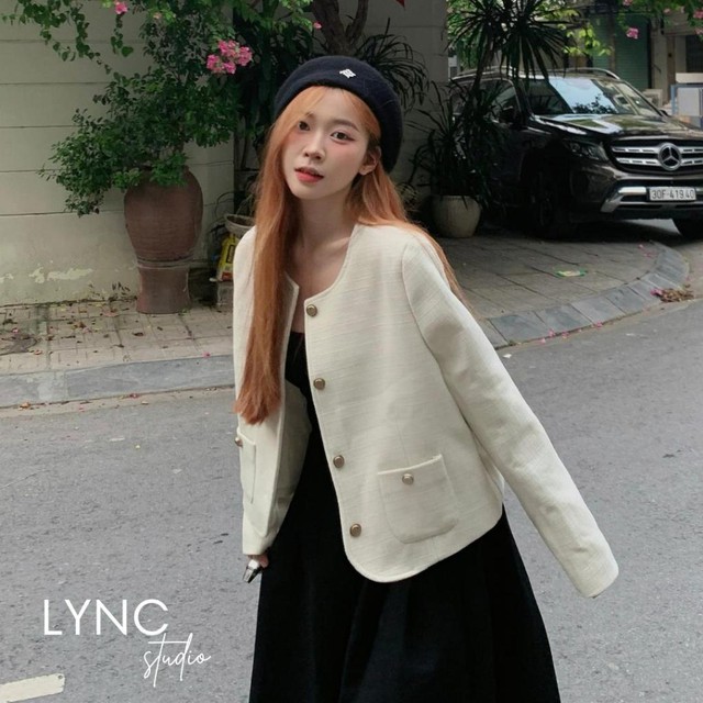 15 mẫu áo dạ tweed  - Ảnh 3.