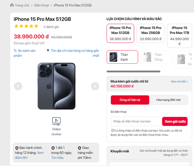 Nơi nào bán iPhone 15 Pro Max chính hãng &quot;rẻ nhất&quot; Việt Nam? - Ảnh 3.