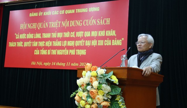 Hội nghị quán triệt nội dung cuốn sách của Tổng Bí thư Nguyễn Phú Trọng - Ảnh 2.