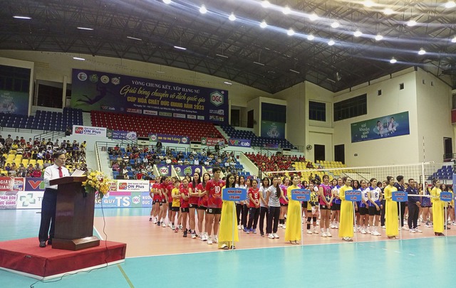 Khai mạc vòng chung kết, xếp hạng nữ Giải Bóng chuyền vô địch quốc gia năm 2023 tại tỉnh Quảng Nam - Ảnh 1.