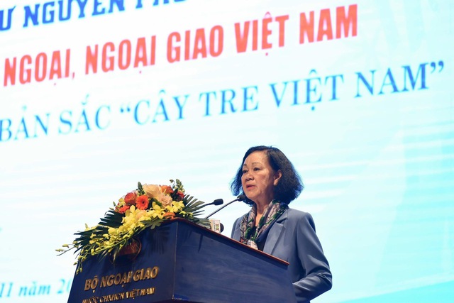 Giới thiệu cuốn sách của Tổng Bí thư Nguyễn Phú Trọng về ngoại giao mang bản sắc cây tre Việt Nam - Ảnh 3.
