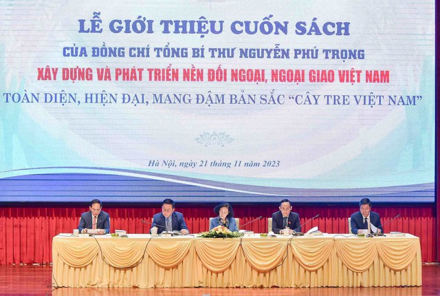 Giới thiệu cuốn sách của Tổng Bí thư Nguyễn Phú Trọng về ngoại giao mang bản sắc cây tre Việt Nam - Ảnh 4.