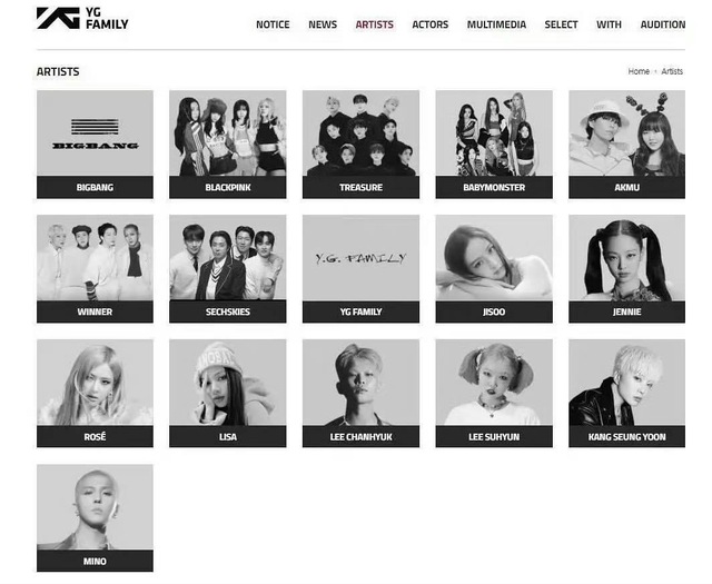 Danh sách nghệ sĩ YG hiện tại: BIGBANG không còn thành viên nào trực thuộc, BLACKPINK thì sao?  - Ảnh 1.