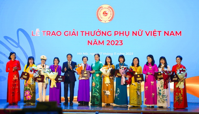 Vinh danh 26 tập thể và cá nhân được nhận Giải thưởng Phụ nữ Việt Nam năm 2022 và 2023 - Ảnh 3.