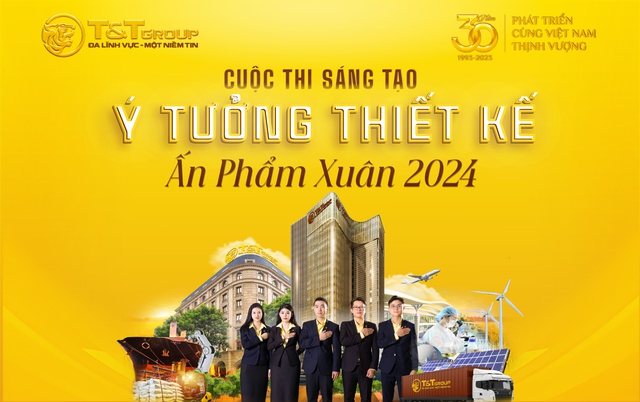 T&T Group gia hạn thời gian tham gia cuộc thi sáng tạo ý tưởng, thiết kế ấn phẩm Xuân 2024 - Ảnh 1.