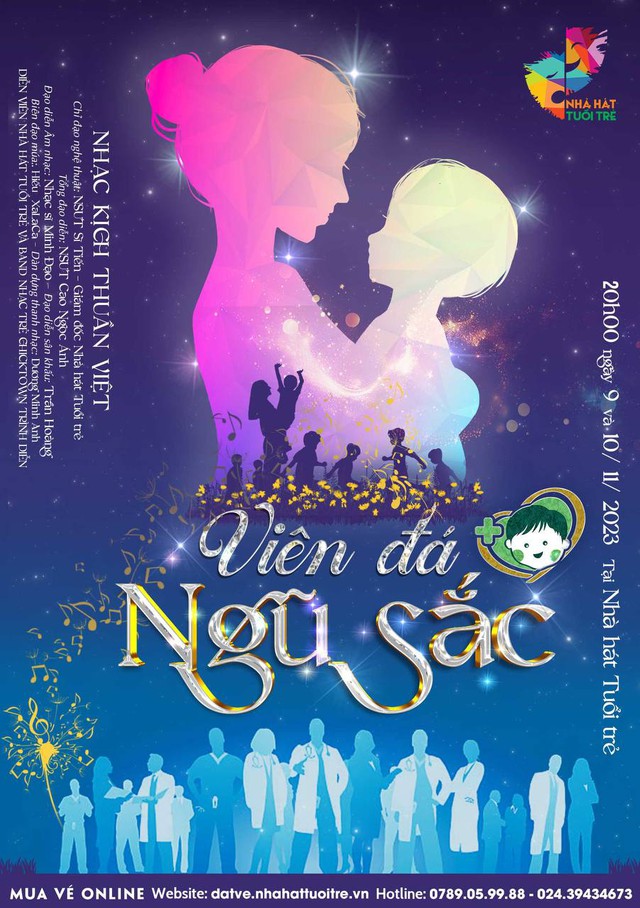 "Viên đá ngũ sắc": Vở nhạc kịch mang đến niềm tin từ câu chuyện cổ tích giữa đời thường - Ảnh 1. "Viên đá ngũ sắc": Vở nhạc kịch mang đến niềm tin từ câu chuyện cổ tích giữa đời thường - Ảnh 1.
