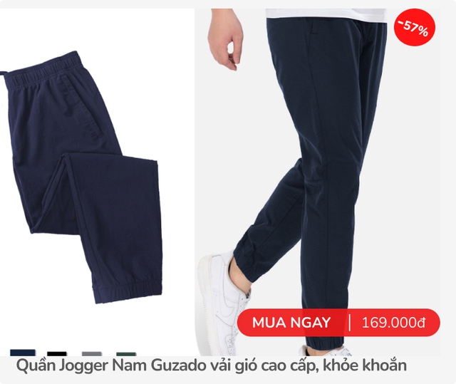  3 kiểu quần dài phái mạnh nên sắm, các hãng đang giảm sâu chưa đến 180.000 đồng  - Ảnh 6.