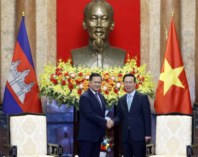Những hoạt động đầu tiên của Thủ tướng Campuchia Samdech Moha Bovor Thipadei Hun Manet tại Việt Nam - Ảnh 7.