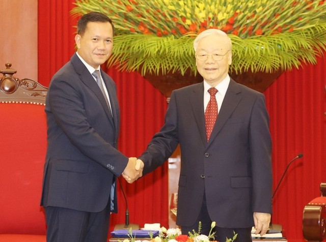 Những hoạt động đầu tiên của Thủ tướng Campuchia Samdech Moha Bovor Thipadei Hun Manet tại Việt Nam - Ảnh 6.