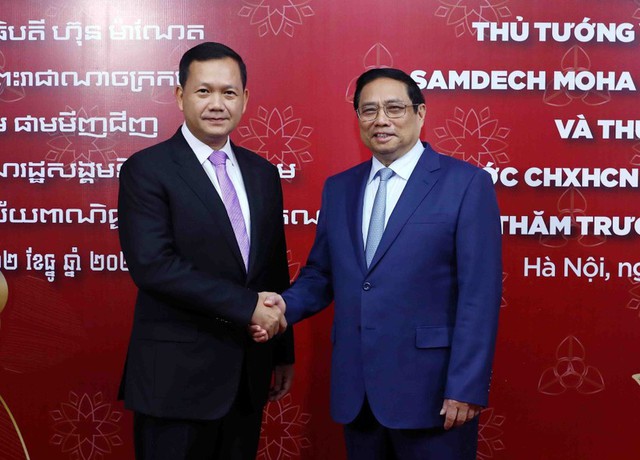 Chuỗi hoạt động tiếp theo của Thủ tướng Campuchia Samdech Moha Bovor Thipadei Hun Manet tại Việt Nam - Ảnh 3.