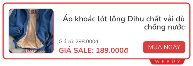 Loạt đồ mùa lạnh giảm sâu: Áo khoác, quần áo giữ nhiệt, găng tay chỉ từ 58.000 đồng - Ảnh 2.