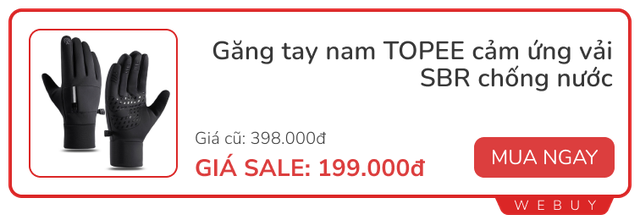 Loạt đồ mùa lạnh giảm sâu: Áo khoác, quần áo giữ nhiệt, găng tay chỉ từ 58.000 đồng - Ảnh 16.