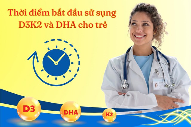 Thời điểm vàng bổ sung D3K2 và DHA cho trẻ là khi nào? - Ảnh 2.