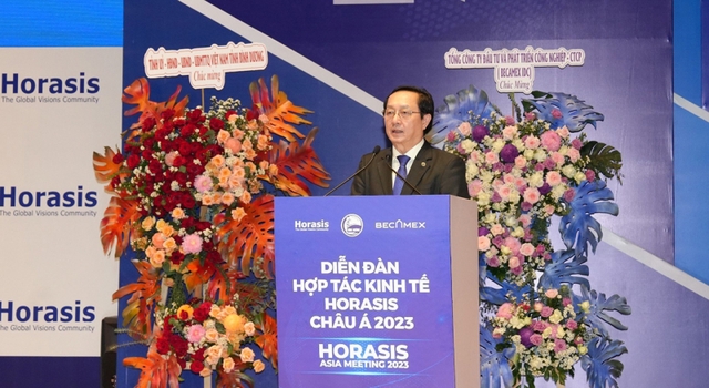 Bình Dương: Khai mạc Diễn đàn hợp tác kinh tế Horasis Châu Á 2023 - Ảnh 4.