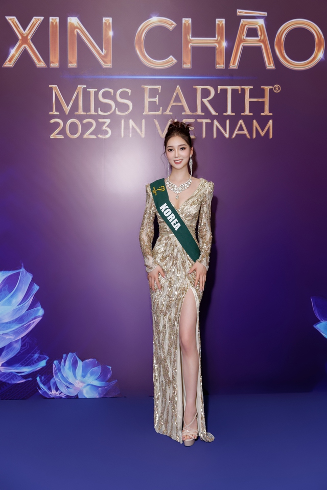 90 thí sinh Miss Earth 2023 ra mắt khán giả Việt Nam, khoe nhan sắc quyến rũ với trang phục dạ hội - Ảnh 10.