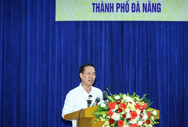 Chủ tịch nước Võ Văn Thưởng tiếp xúc cử tri tại Đà Nẵng - Ảnh 2.