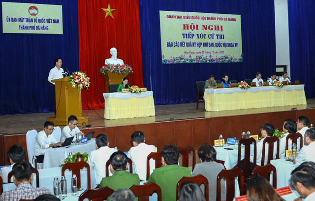 Chủ tịch nước Võ Văn Thưởng tiếp xúc cử tri tại Đà Nẵng - Ảnh 3.