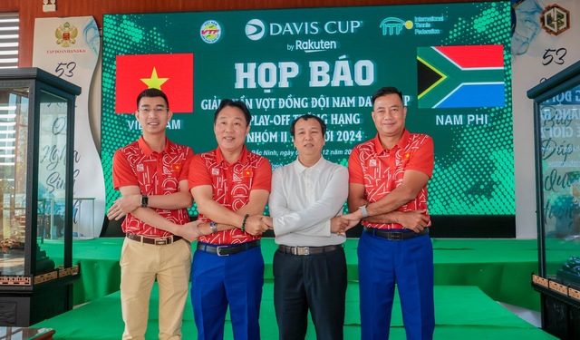 Đội tuyển Việt Nam gặp tuyển Nam Phi tại vòng thăng hạng nhóm II Davis Cup 2024 - Ảnh 1.