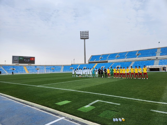 Văn Khang, Quốc Việt ghi bàn giúp U20 Việt Nam giành chiến thắng trước U20 Saudi Arabia - Ảnh 1.
