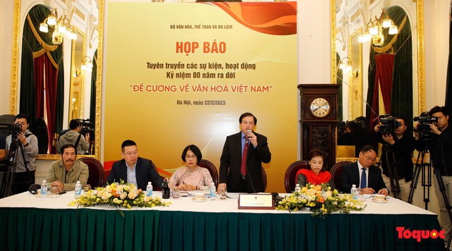 Bộ VHTTDL công bố các sự kiện kỷ niệm 80 năm ra đời Đề cương về văn hóa Việt Nam năm 1943 - Ảnh 1.