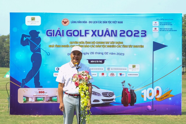 Làng Văn hóa – Du lịch các dân tộc Việt Nam tổ chức giải Golf từ thiện &quot;Vì người nghèo&quot; - Ảnh 1.