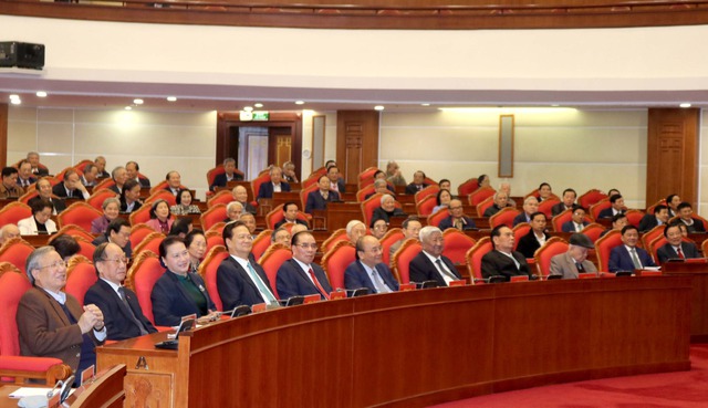 Tổng Bí thư Nguyễn Phú Trọng gặp mặt nguyên lãnh đạo Đảng, Nhà nước - Ảnh 3.