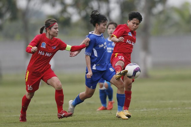 Thắng luân lưu kịch tính, Than KSVN vô địch Giải bóng đá Nữ Cúp Quốc gia 2023 - Ảnh 1.