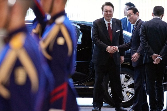 Bước ngoặt mới cho quan hệ giữa Nhật Bản và Hàn Quốc - Ảnh 1.