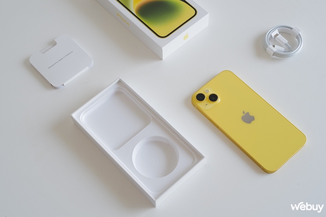 Ảnh thực tế iPhone 14 Plus màu Vàng vừa ra mắt đã giảm giá, chỉ còn từ 20 triệu đồng - Ảnh 4.