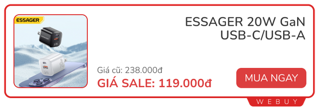 Đầu tuần có loạt đồ chơi công nghệ sale đến xx%, có đủ thứ từ củ sạc đến tai nghe và máy đọc sách - Ảnh 4.