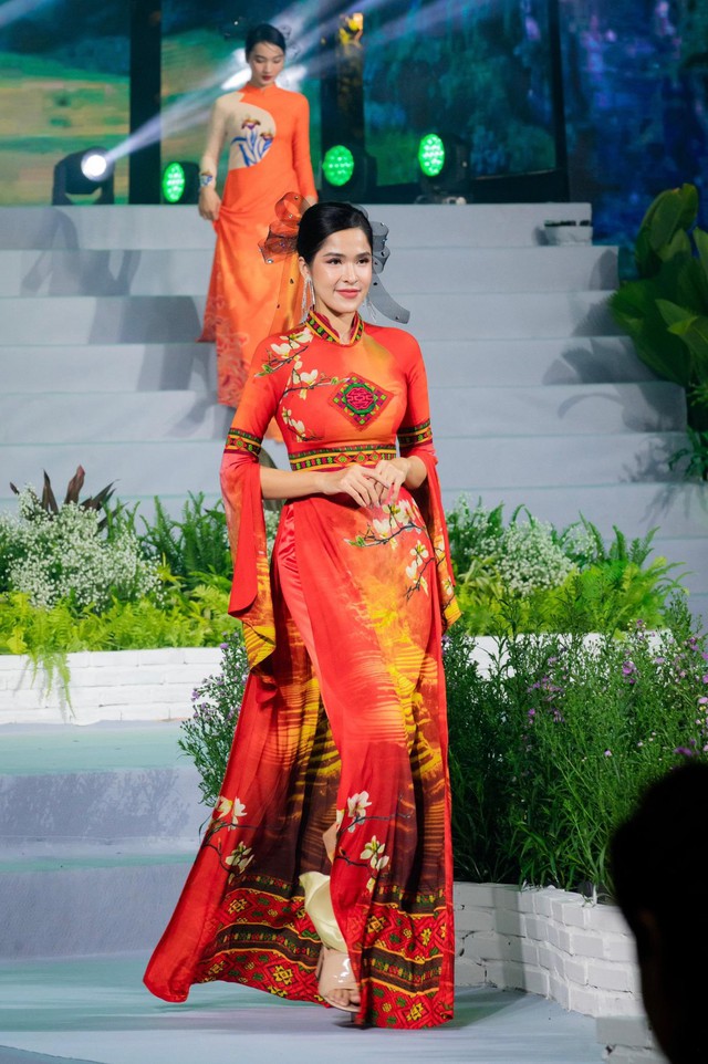 NTK Vũ Thảo Giang gây ấn tượng với “Việt Nam gấm hoa” tại Lễ hội Áo dài  - Ảnh 7.