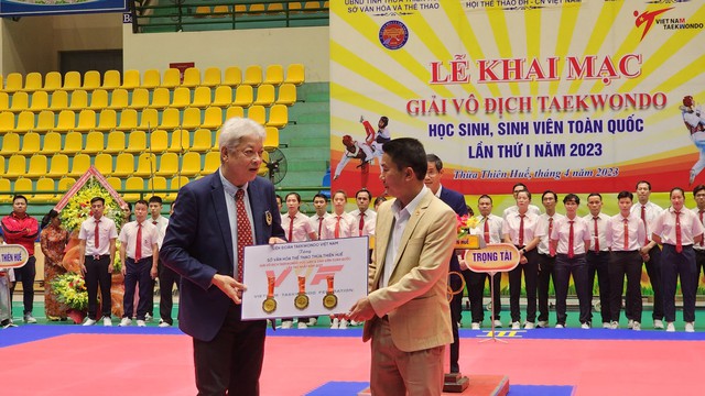 Hơn 1.000 VĐV tham dự Giải Taekwondo học sinh, sinh viên toàn quốc lần thứ I năm 2023 - Ảnh 5.