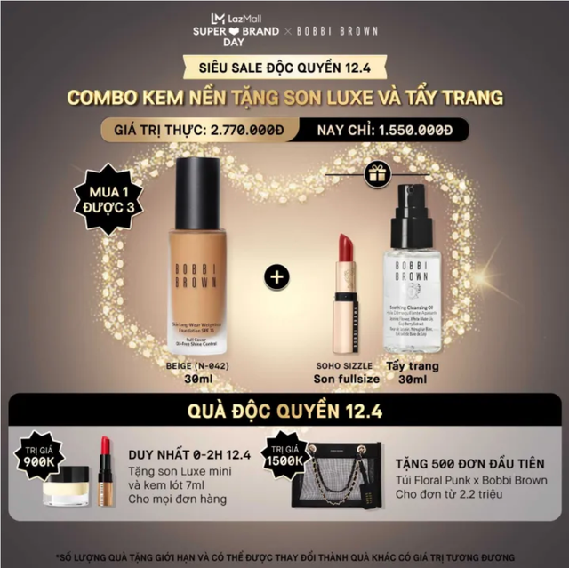 Bobbi Brown đón hè cùng loạt quà &quot;khủng&quot; chưa từng có: Mua 1 tặng 1, sale đẫm đến 40% duy nhất ngày 12/4  - Ảnh 7.