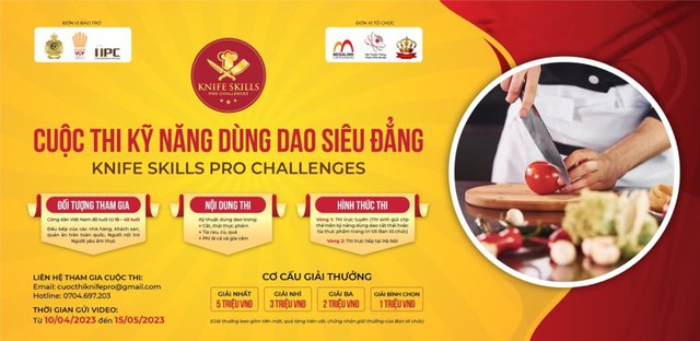 Tổ chức cuộc thi Kỹ năng dùng dao cho các đầu bếp Việt Nam - Ảnh 1.