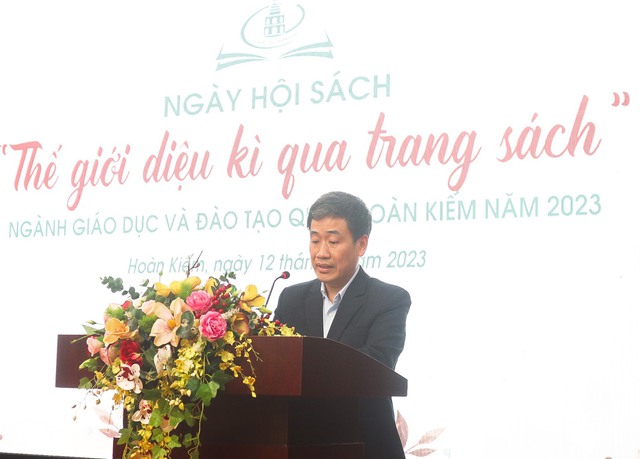 Tưng bừng Ngày hội sách ngành giáo dục quận Hoàn Kiếm năm 2023 - Ảnh 2.