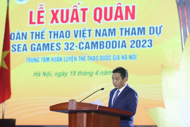 Lễ xuất quân Đoàn Thể thao Việt Nam tham dự SEA Games 32: Sẵn sàng hướng tới Đại hội thể thao lớn nhất khu vực - Ảnh 3.