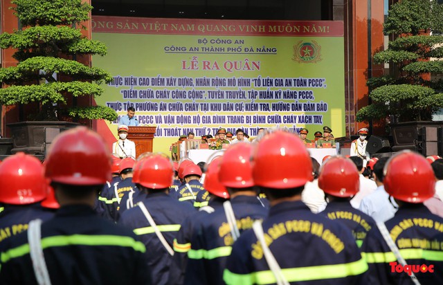Đà Nẵng: Nhân rộng mô hình &quot;Tổ liên gia an toàn phòng cháy chữa cháy&quot;, &quot;Điểm chữa cháy công cộng&quot; - Ảnh 1.