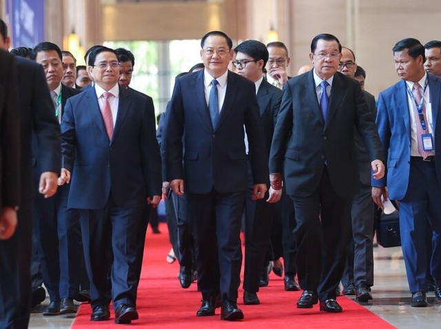 Các hoạt động đối ngoại của Thủ tướng Phạm Minh Chính tại Lào - Ảnh 1.