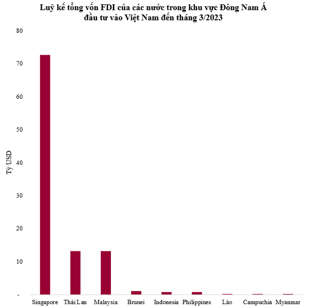 Ngoài Singapore, quốc gia nào trong khu vực rót tiền đầu tư nhiều nhất vào Việt Nam? - Ảnh 1.