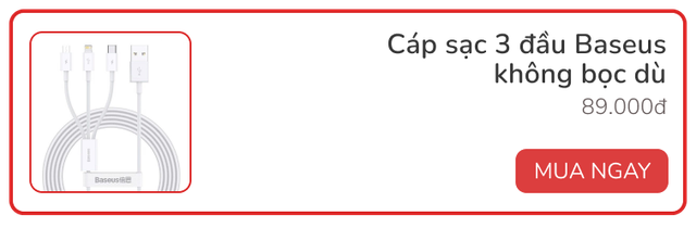 9 loại củ, cáp và đế sạc không dây đa năng cho người “2 tay nhiều máy”, giá từ 89.000đ - Ảnh 1.