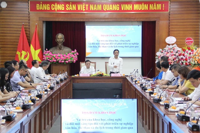 Gắn nghiên cứu khoa học với đổi mới sáng tạo là yêu cầu tất yếu cho công tác quản lý và thực tiễn của ngành VHTTDL - Ảnh 1.