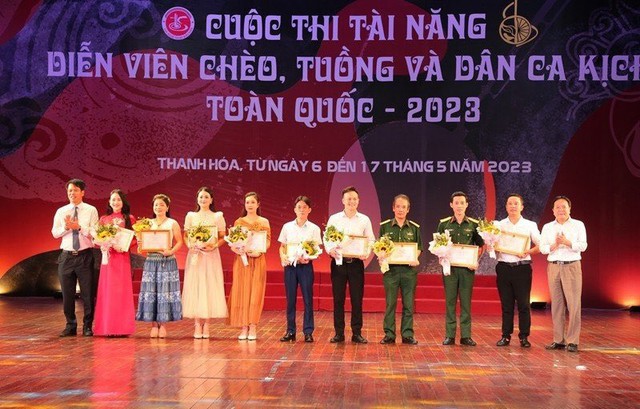 17 Giải Nhất được trao tại Cuộc thi Tài năng diễn viên Chèo, Tuồng và Dân ca kịch toàn quốc - 2023 - Ảnh 5.